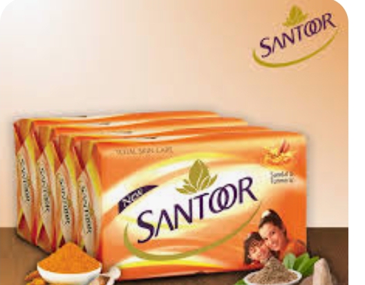 Santoor soap MRP 10 rupees